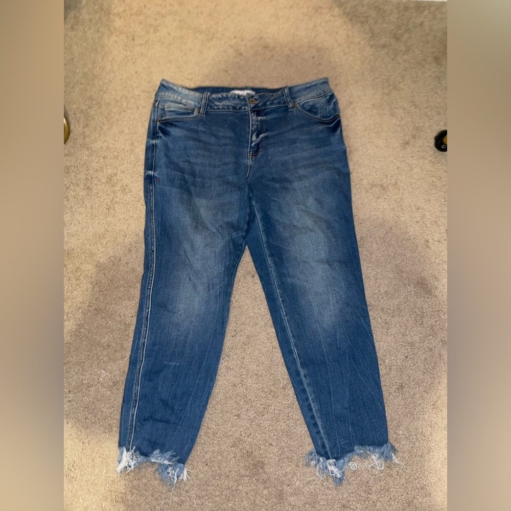 Medium wash Kancan skinny jeans “Maurice’s special”